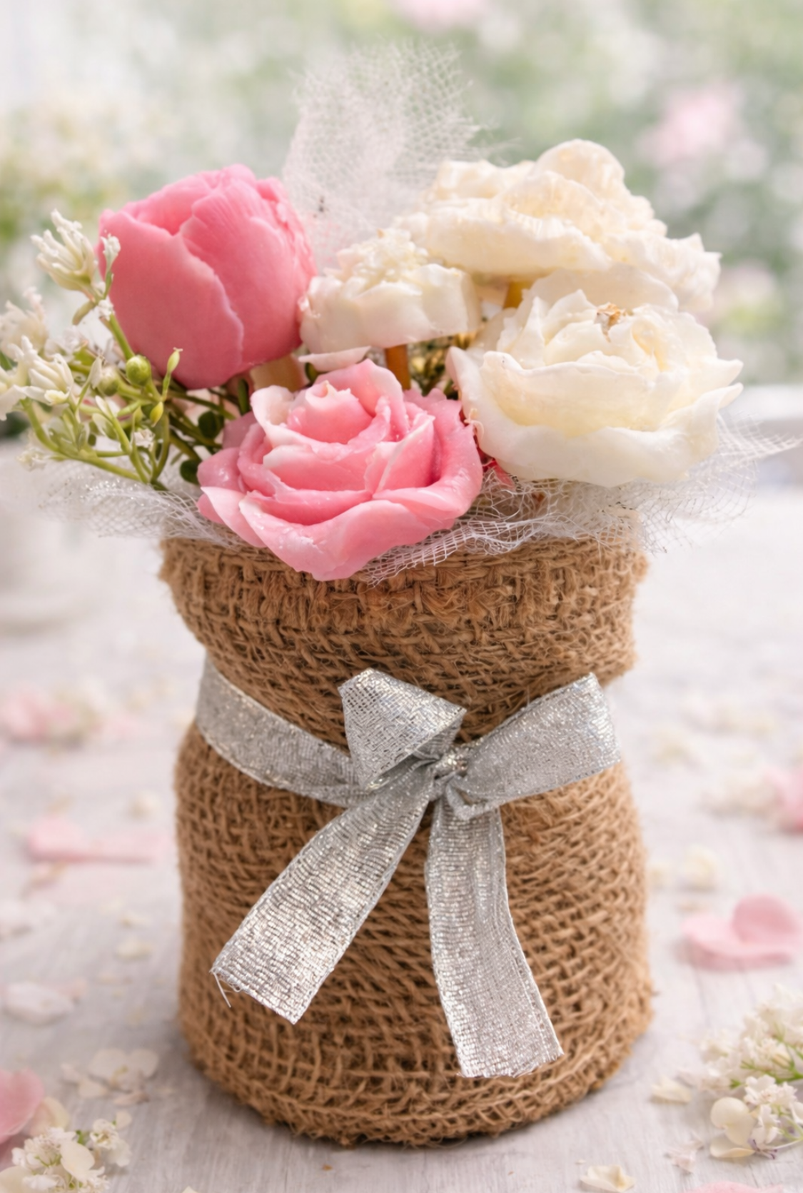 Hand-Poured Floral Wax Melt Bouquet