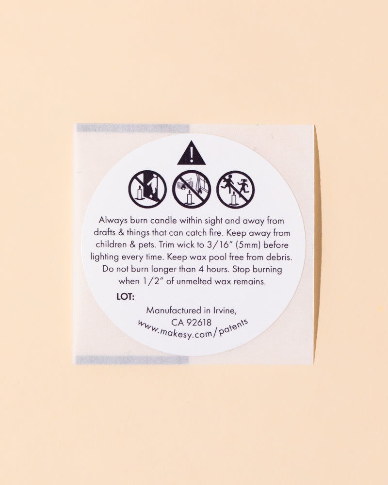 7oz icon private label candle