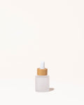 0.7oz / 20ml frosted glass & bamboo dropper bottle
