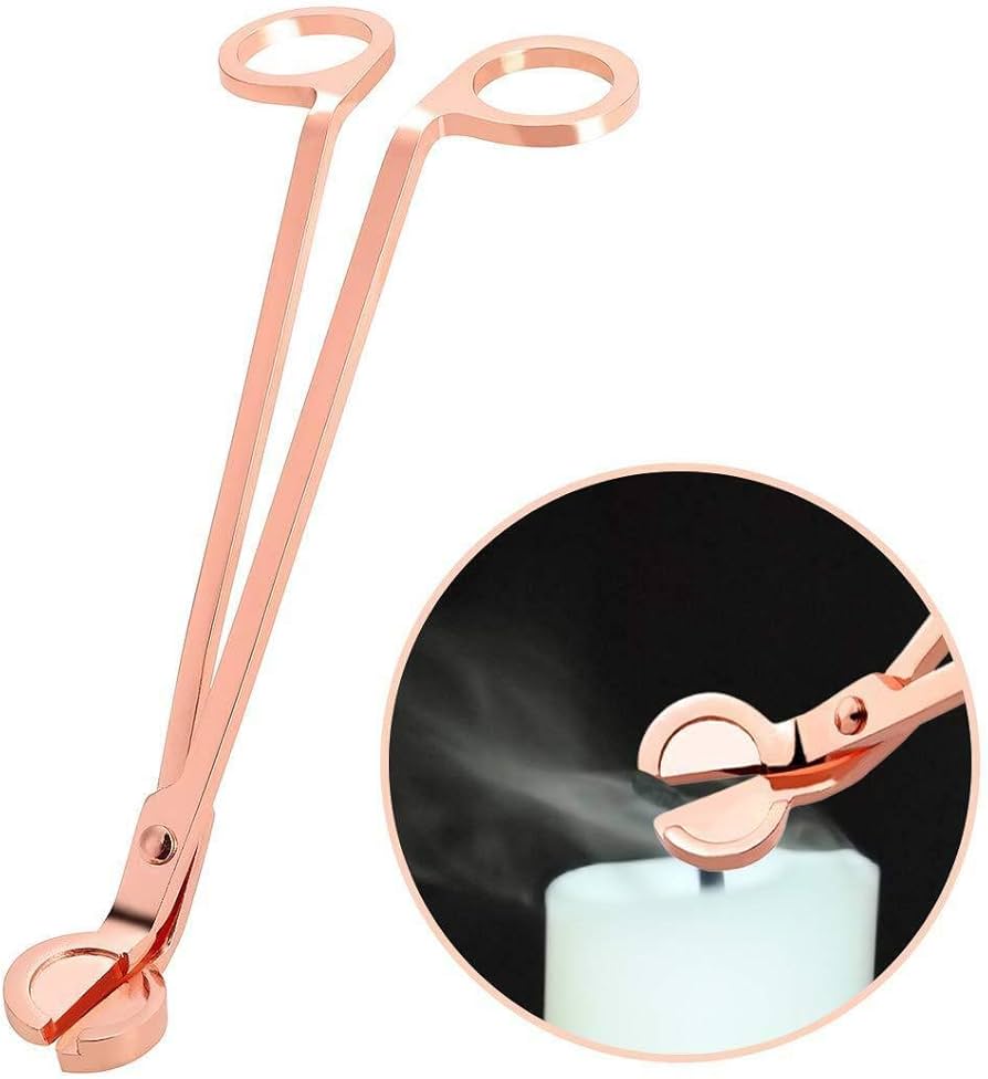 Candle Wick Trimmer | Rose Gold & Black