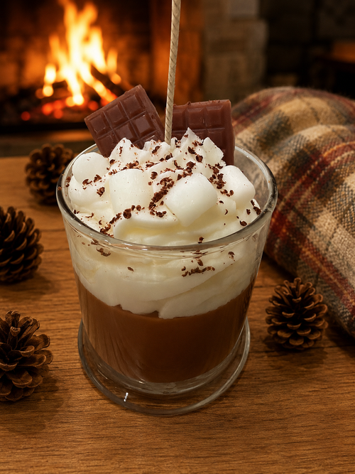 Campfire Cocoa Dessert Candle