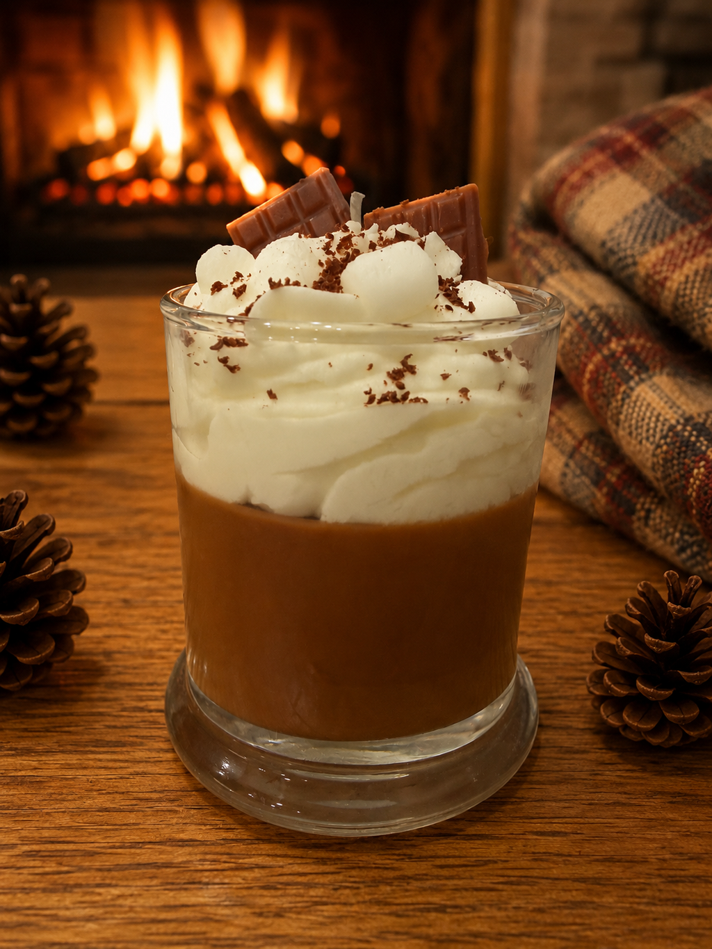 Campfire Cocoa Dessert Candle