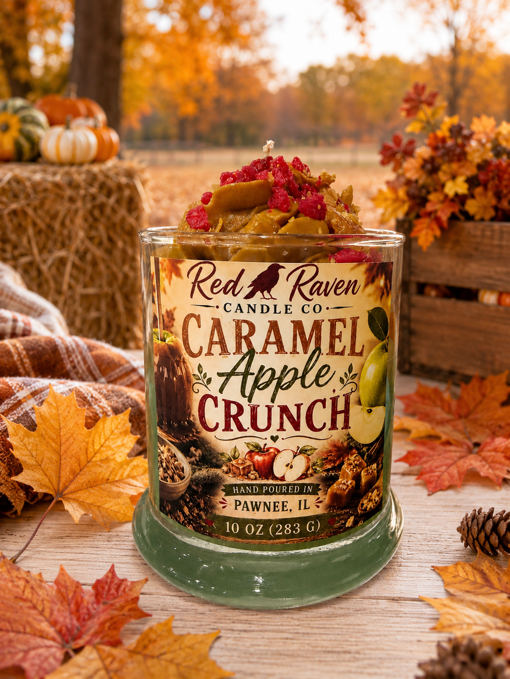 Caramel Apple Crunch Dessert Candle l Fall Candle l Caramel Apple
