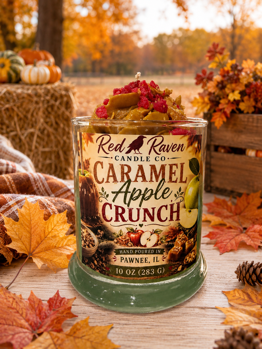 Caramel Apple Crunch Dessert Candle l Fall Candle l Caramel Apple