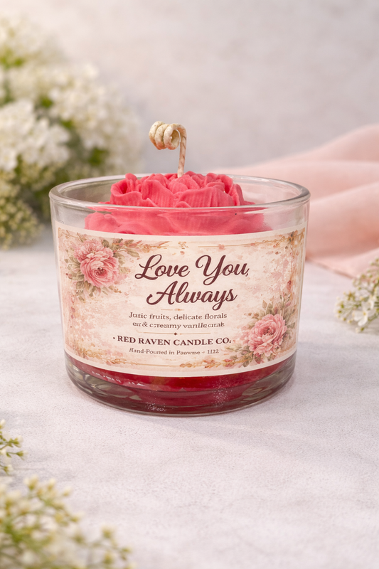Love You, Always – Luxury Floral Scented Candle 12oz Mother's Day