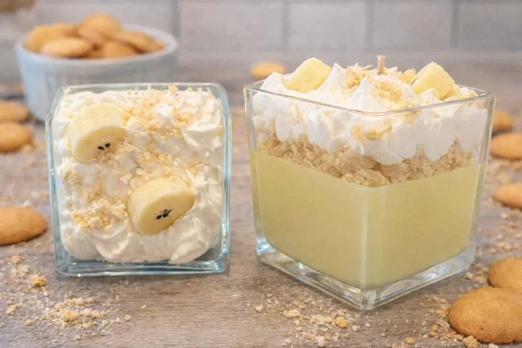 Banana Cream Pie Layered Bakery Scented Candle - Red Raven Candle Co