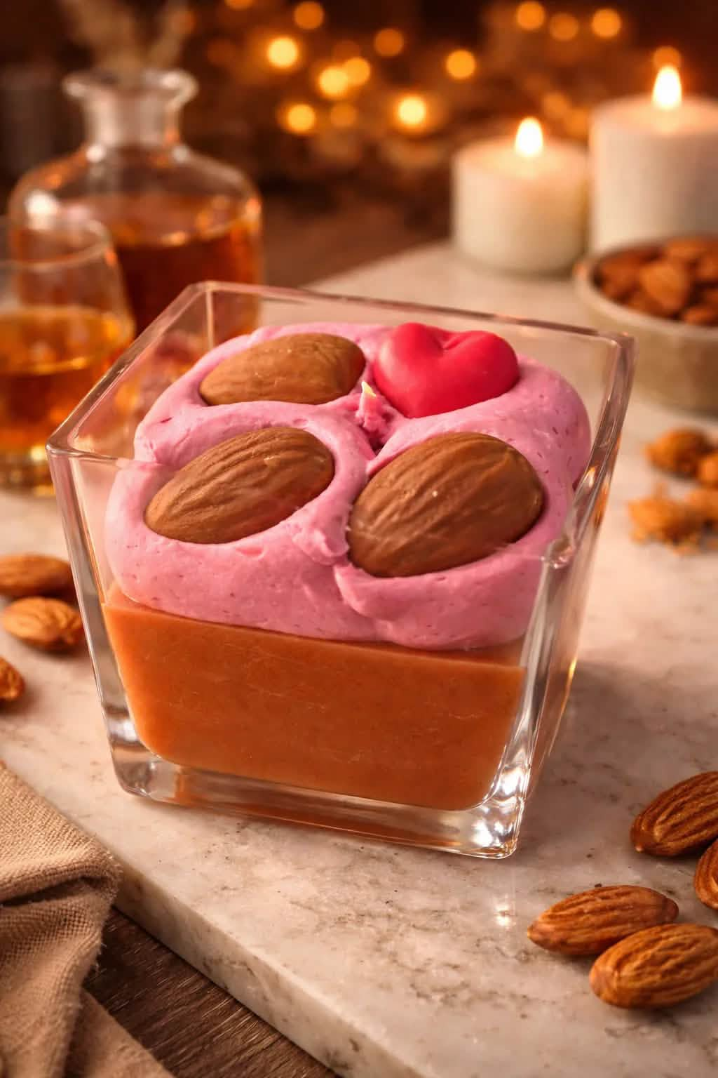 Amaretto Cherry Scented Candle - Red Raven Candle Co