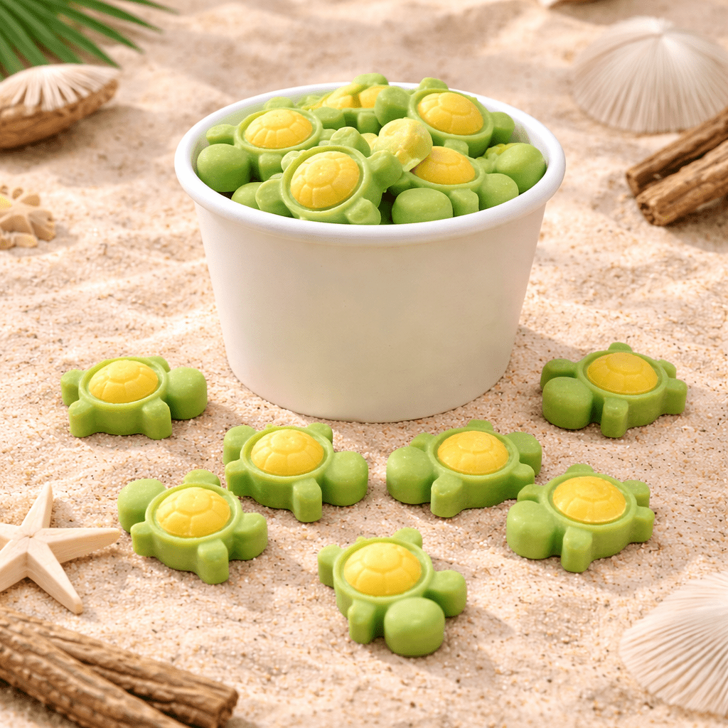 28 Mini Turtle Wax Melts – Baja Cactus Blossom - Red Raven Candle Co