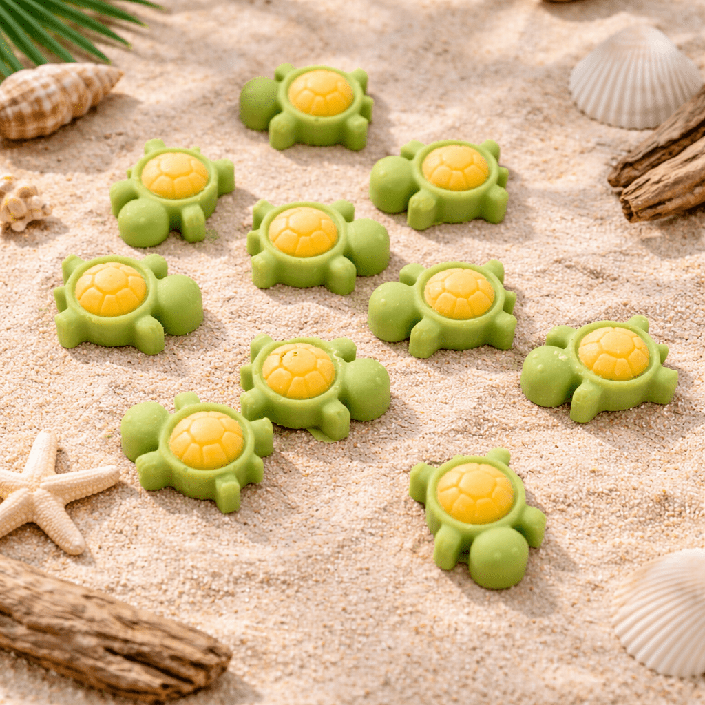 28 Mini Turtle Wax Melts – Baja Cactus Blossom - Red Raven Candle Co