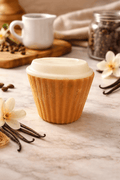 French Vanilla Latte Dessert Wax Melt – Large Coffee Cup (3oz) - Red Raven Candle Co