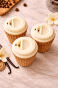 French Vanilla Latte Mini Coffee Cup Wax Melts – 3 Pack (3oz Total) - Red Raven Candle Co