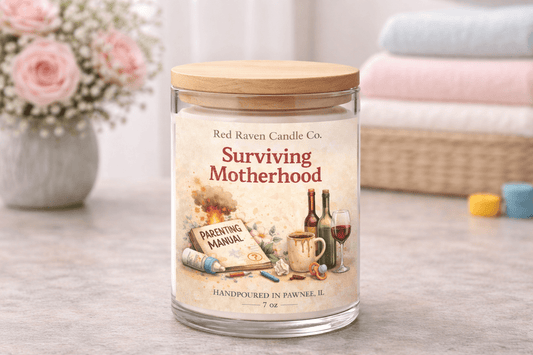 Surviving Motherhood – Mother’s Day Candle - Red Raven Candle Co