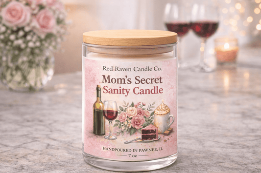 Mom's Secret Sanity Candle – Mother’s Day Candle - Red Raven Candle Co