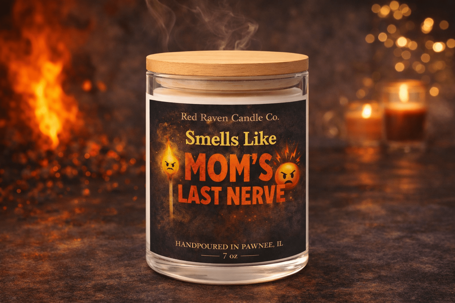 Smells Like Mom's Last Nerve – Mother’s Day Candle - Red Raven Candle Co