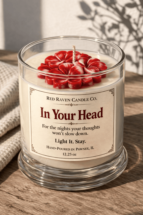 In Your Head - Calming, Relaxation Candle - Red Raven Candle Co