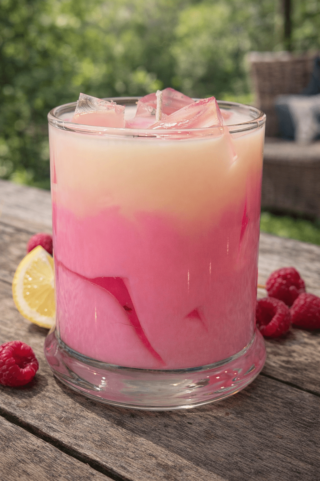 Raspberry Lemonade Dessert Scented Candle – 12.25oz Iced Drink Candle - Red Raven Candle Co