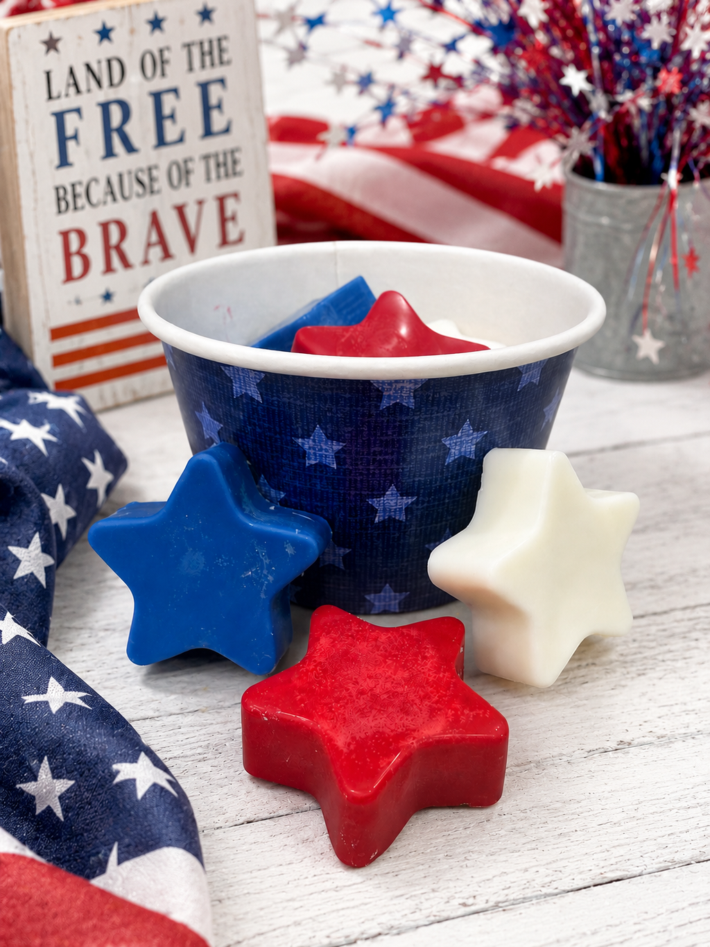 Freedom Melts - Star Shaped Patriotic Wax Melt