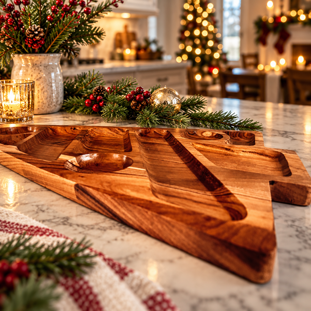 Sectional Tree Serving Board