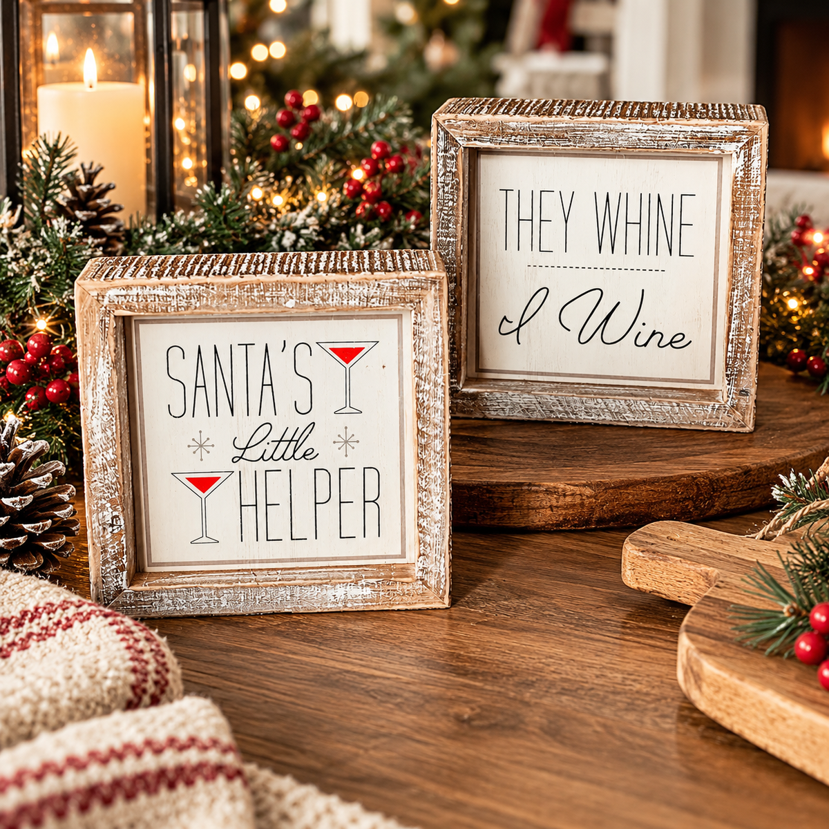 Santa's Helper Sign