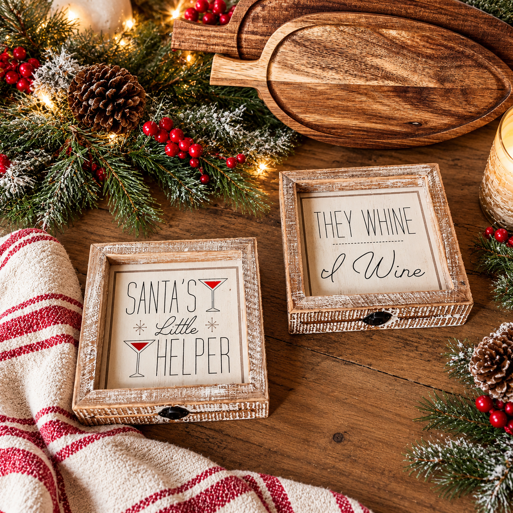 Santa's Helper Sign