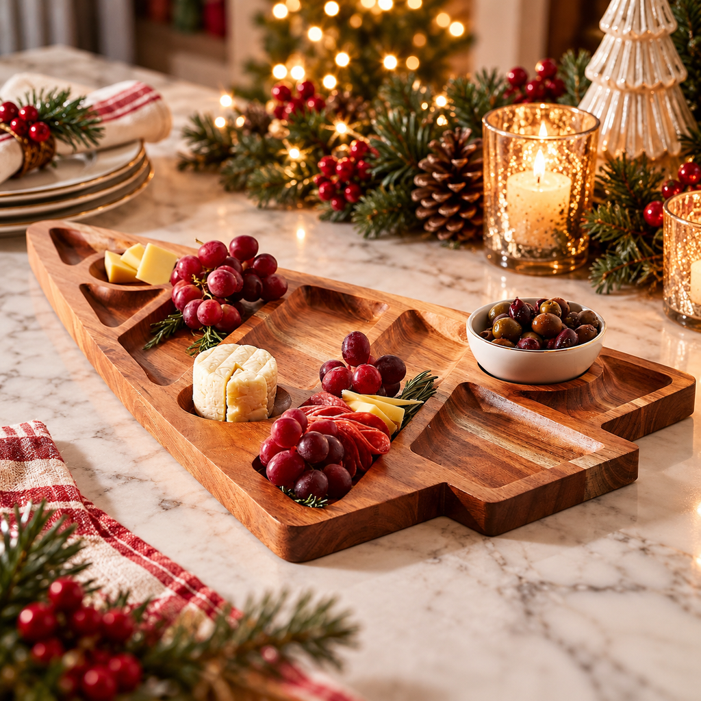 Sectional Tree Serving Board