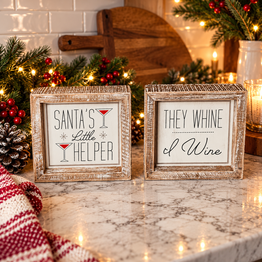 Santa's Helper Sign