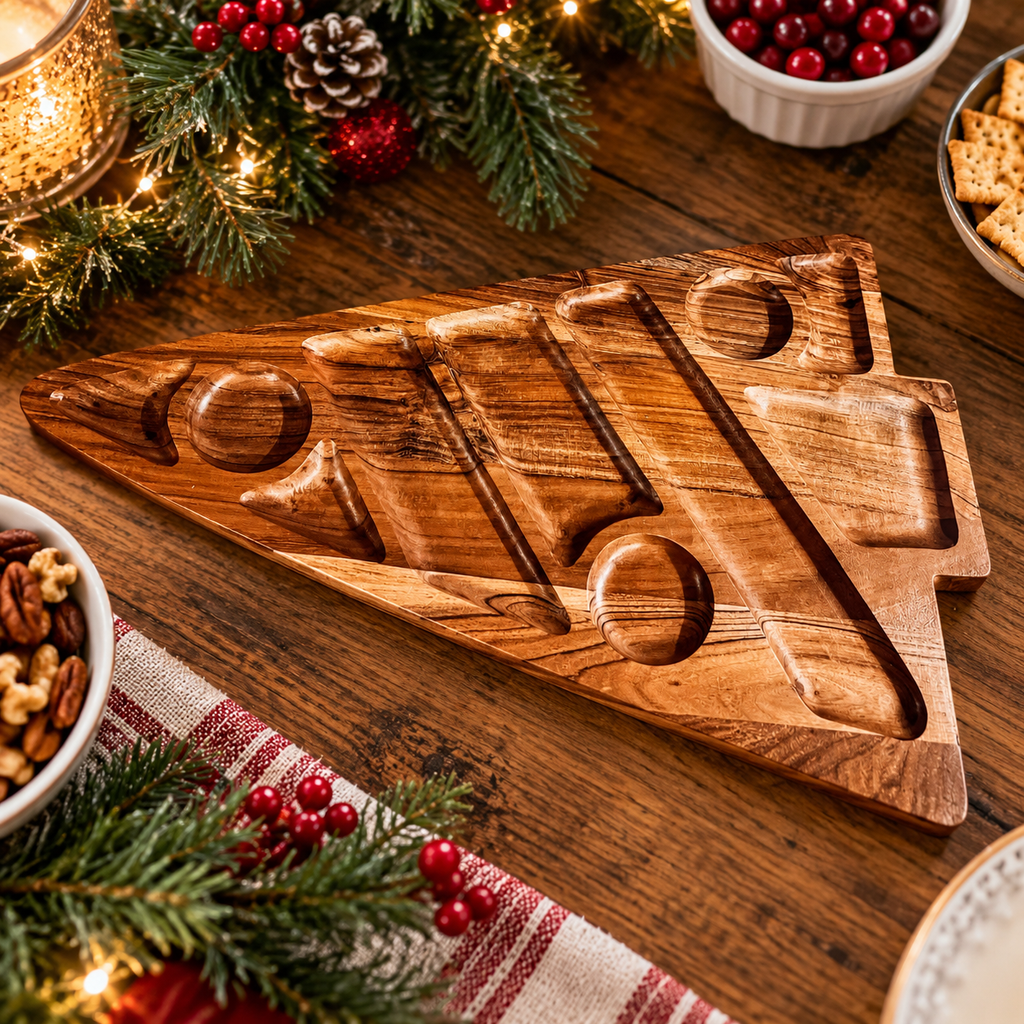 Sectional Tree Serving Board