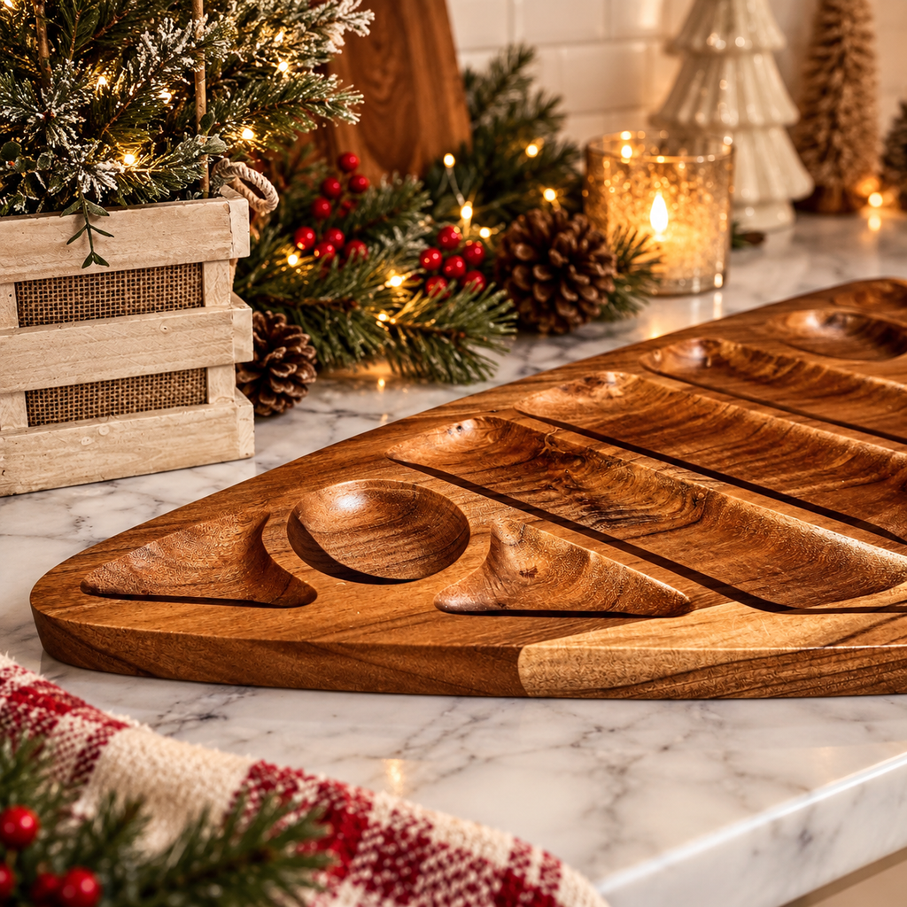 Sectional Tree Serving Board