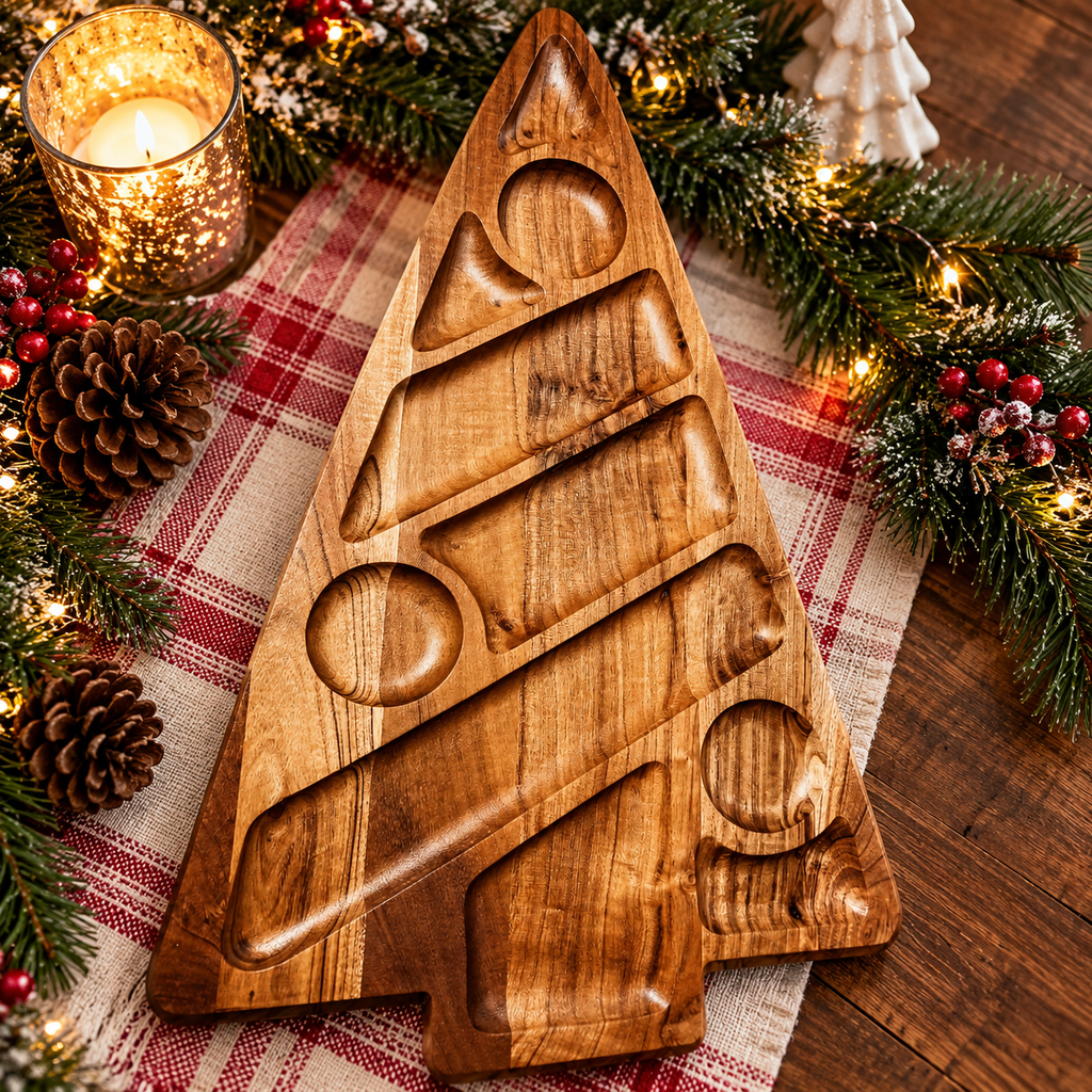 Sectional Tree Serving Board
