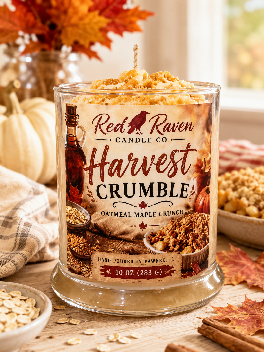 Harvest Crumble Dessert Candle l Fall Candle l Oatmeal Maple Crunch