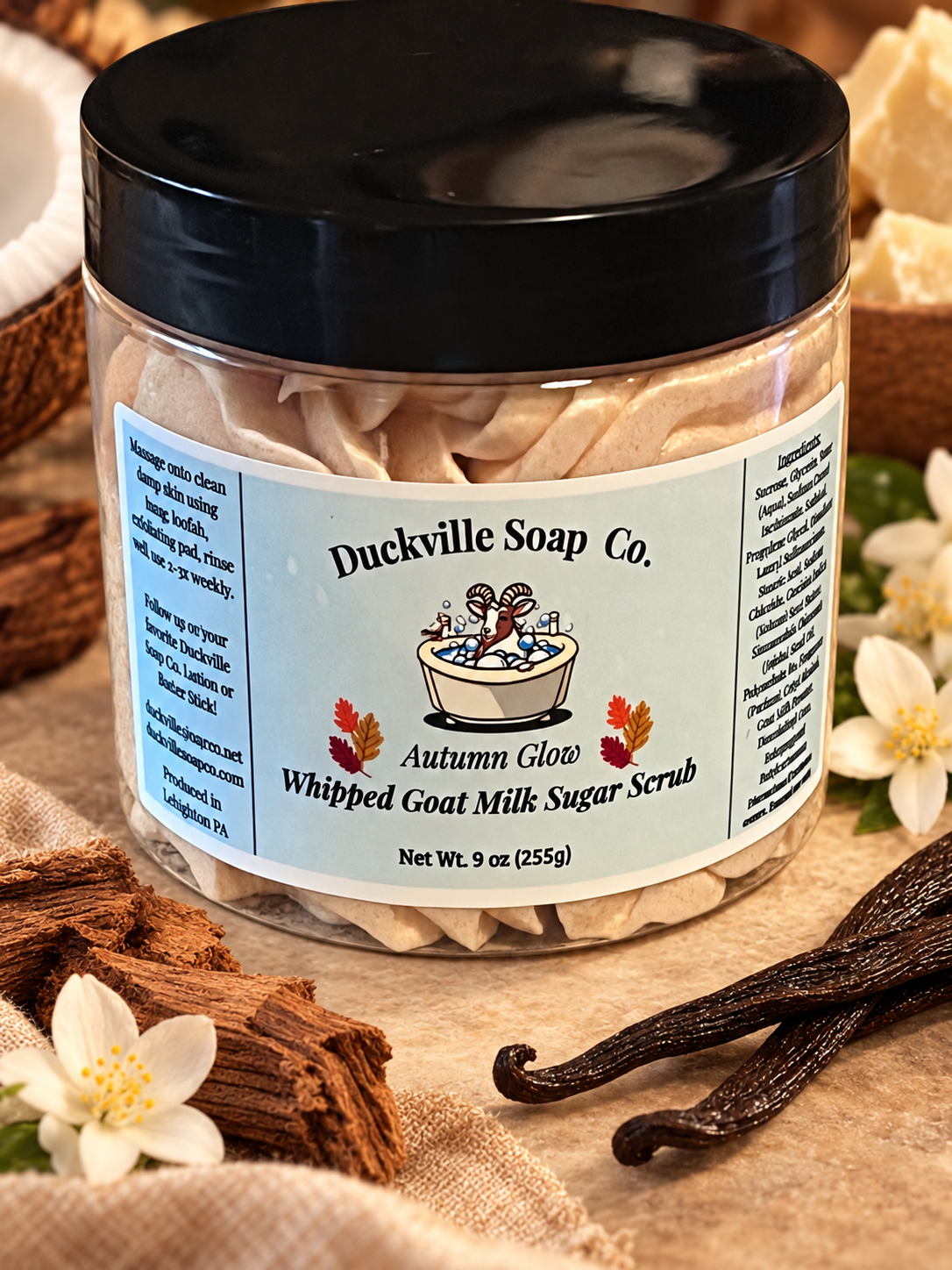 Whipped Goat Milk  Sugar Scrub