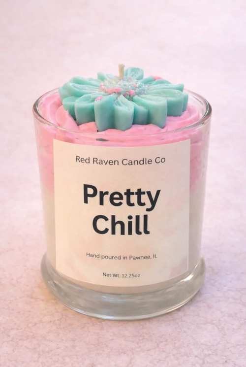 Pretty Chill – 12.25 oz Scented Candle - Red Raven Candle Co