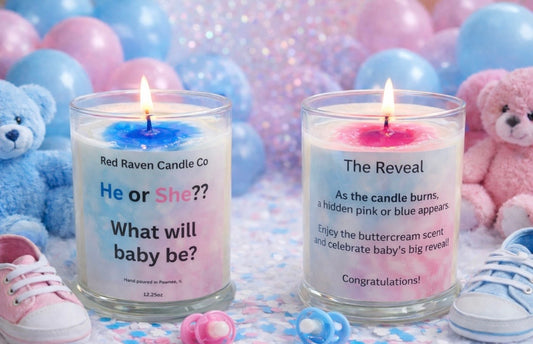 Gender Reveal Candle