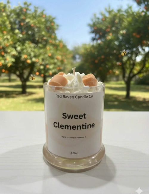 Sweet Clementine Candle - Red Raven Candle Co