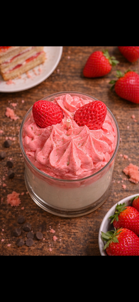 Strawberry Shortcake Candle
