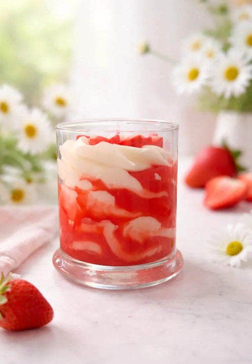 Strawberry Daisies – Fresh Strawberry Scented Candle - Red Raven Candle Co