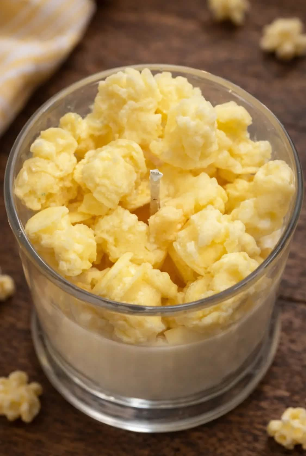 Hot Buttered Popcorn Scented Candle – Movie Night Favorite - Red Raven Candle Co