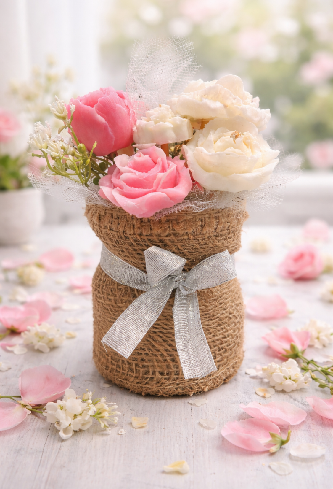 Hand-Poured Floral Wax Melt Bouquet