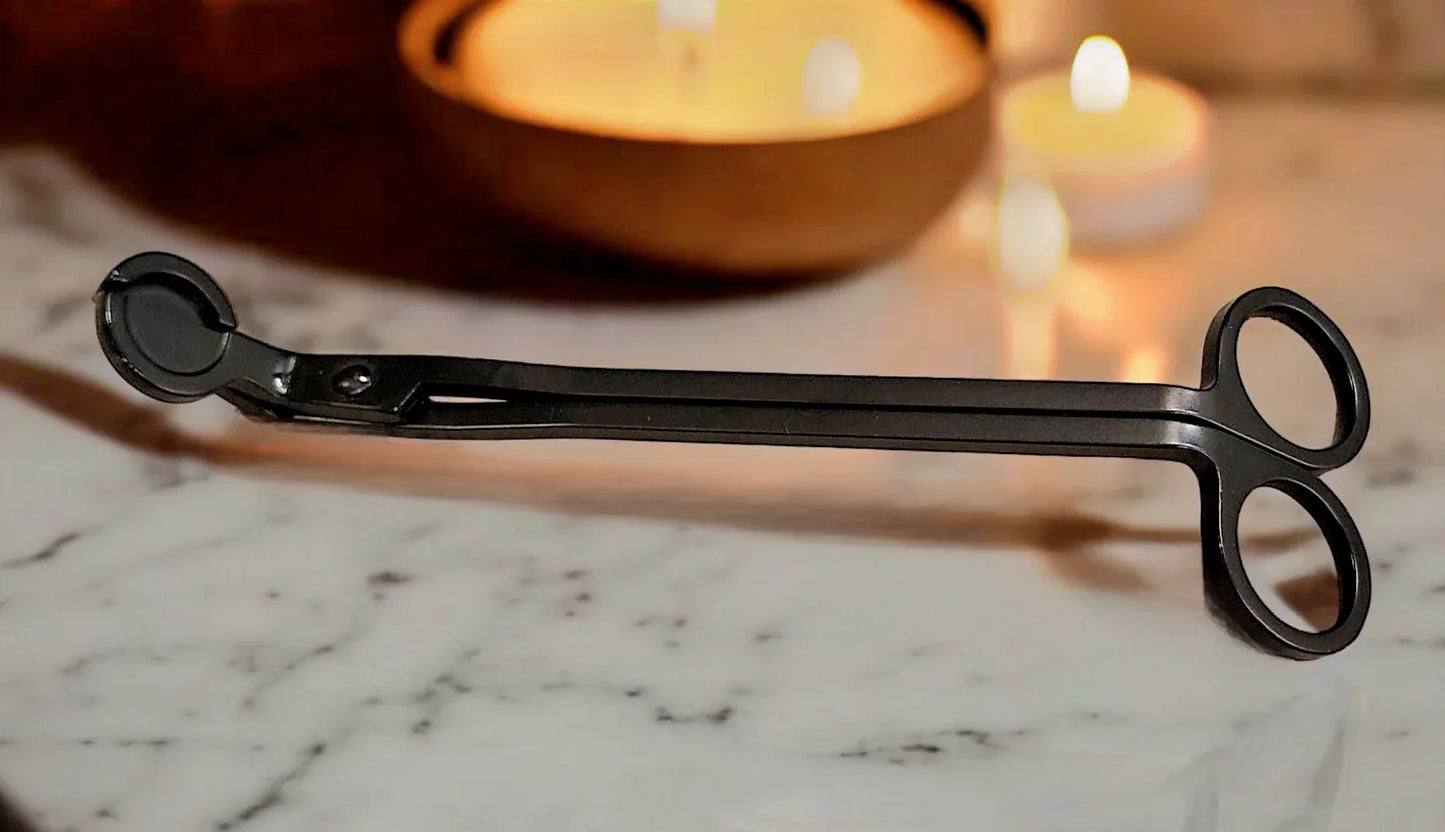 Candle Wick Trimmer | Rose Gold & Black