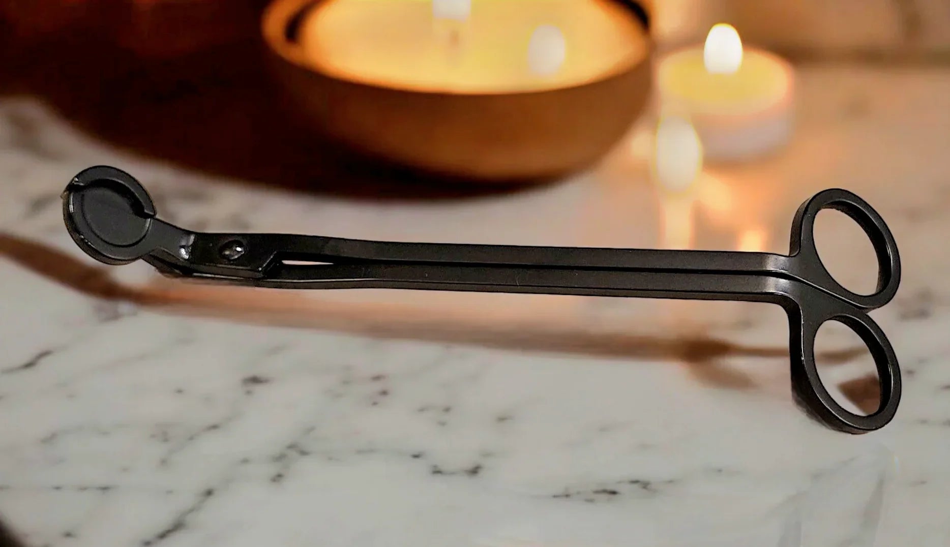 Candle Wick Trimmer | Rose Gold & Black