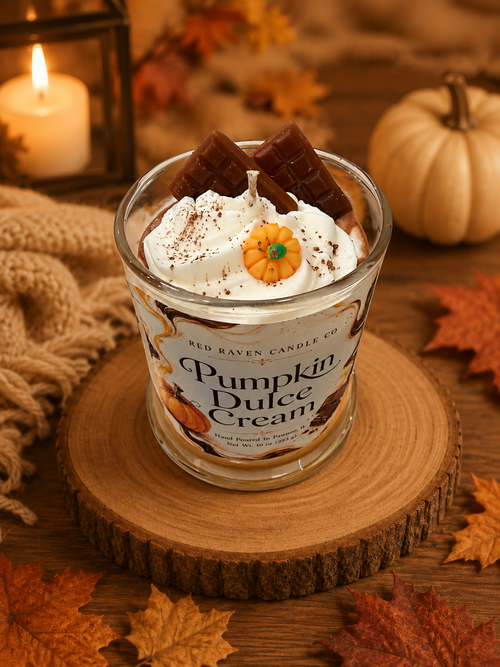 Pumpkin Dulce Cream Dessert Candle
