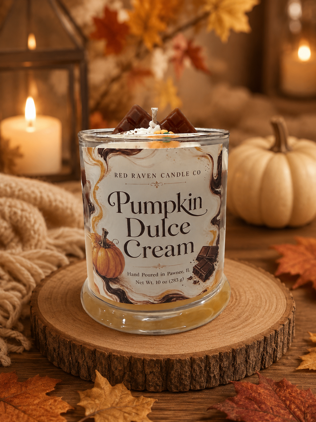 Pumpkin Dulce Cream Dessert Candle