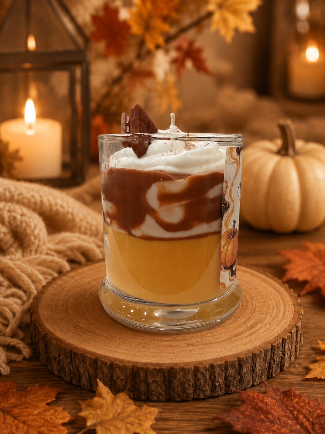 Pumpkin Dulce Cream Dessert Candle