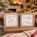 Santa's Helper Sign