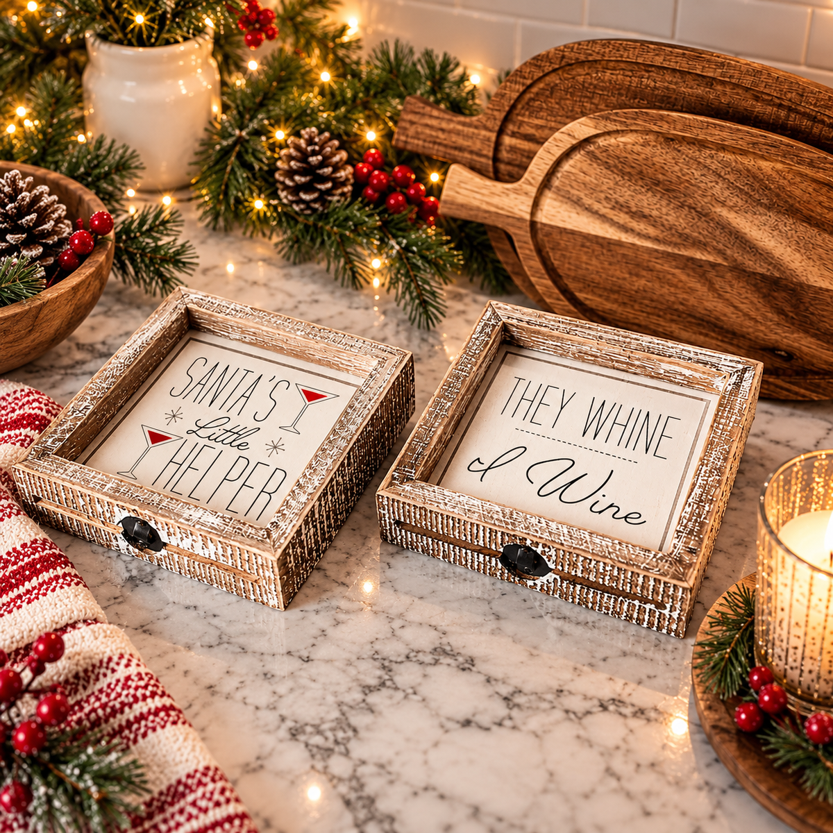 Santa's Helper Sign