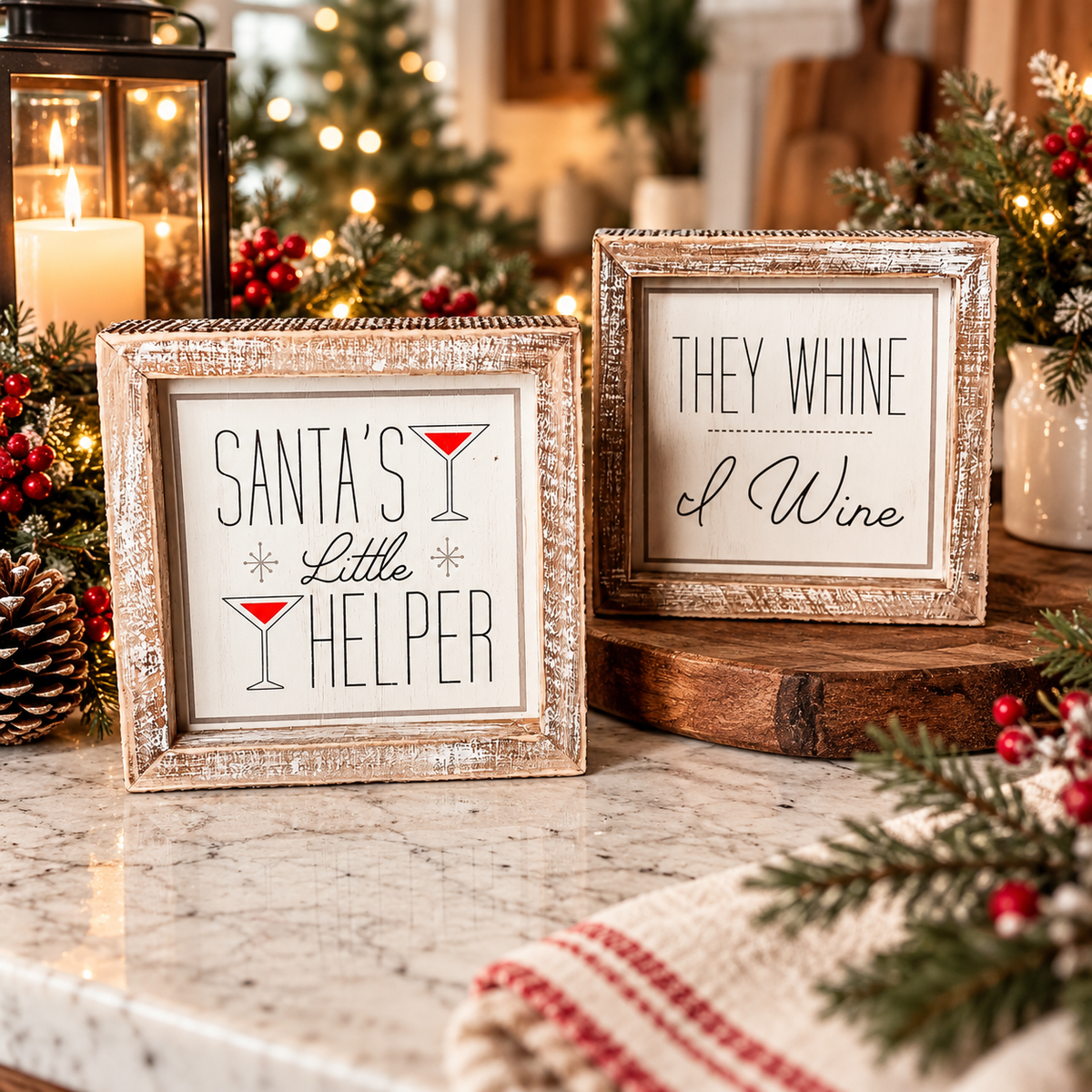 Santa's Helper Sign