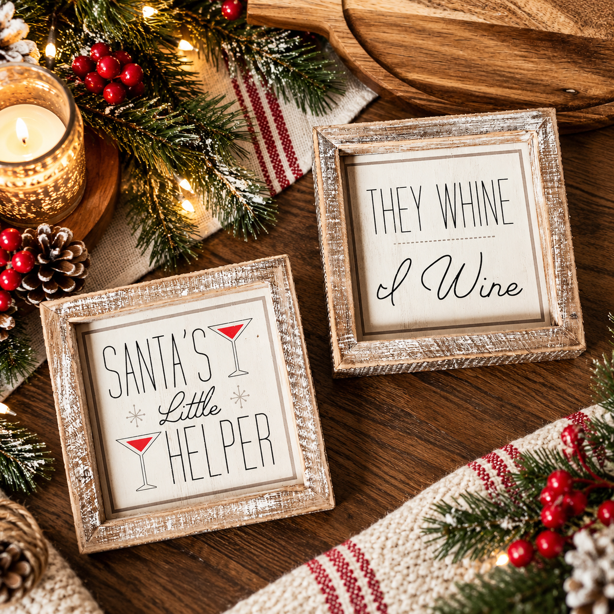 Santa's Helper Sign