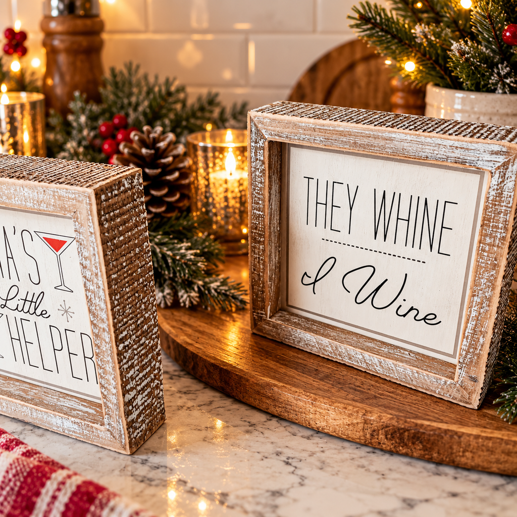 Santa's Helper Sign
