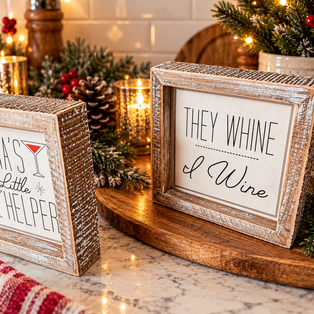 Santa's Helper Sign