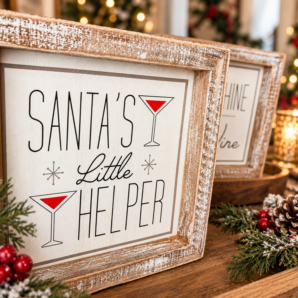 Santa's Helper Sign